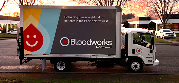 A new box truck in Oregon