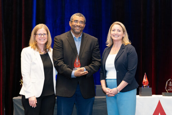 Juan Cotto accepts America's Blood Centers' 2026 Blood Community Advocate of the Year award